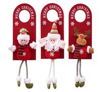 Agwuoetr Colgante de Puerta, DecoracióN NavideñA, Perchero para Ropa de MuñEcas, Adornos NavideñOs, Adornos NavideñOs para Puerta, Colgante para áRbol de Navidad