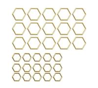 Agwuoetr Colgantes de Abeja Hexagonal Marcadores de Puntada de Tejer Clip de Aguja de Bloqueo de Ganchillo de Color Dorado Herramientas de Tejer Suministros de Costura,C