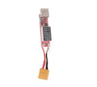 Agwuoetr Convertidor de BateríA de Litio Lipo 2S-6S A Cargador USB con Placa Adaptadora de Pantalla de Voltaje para Proteger Las Funciones del TeléFono, XT60