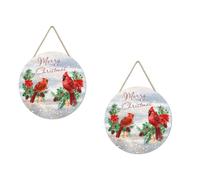 Agwuoetr Coronas de Invierno para Puerta de Entrada, Colgador de Puerta NavideñO, Letrero de Feliz Navidad, DecoracióN de Pared de Invierno, de de Nieve