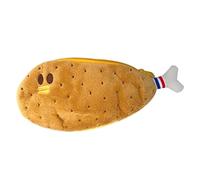 Agwuoetr Creativos Novedad Cara Divertida SimulacióN Comida Fruta Pollo Pierna Personaje Ropa Rellena Suave Caja de LáPices B