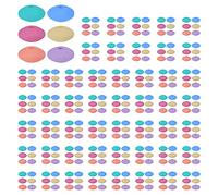 Agwuoetr Cuentas de Lentejas de Silicona para Hacer Llaveros, Kit de Clips, Cuentas Redondas de Goma para DenticióN, 12 Mm para Collares, Pulseras, Cuentas