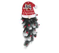Agwuoetr de Navidad para Puerta de Entrada, de Puerta de Navidad, Cartel Colgante de Navidad de Papá Artificial para Pared de Ventana de Puerta, Ordinario