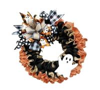 Agwuoetr de OtoñO de Arpillera de AccióN de Gracias para Puerta de Entrada, de Calabaza de Granja con Lazos, DecoracióN para la Cosecha de OtoñO