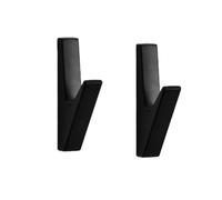Agwuoetr de Pared Mate, Accesorios de BañO, para Abrigos, Toallas, para Llaves, Sombreros, Bolsos, Decorativos para el Hogar, Color Negro