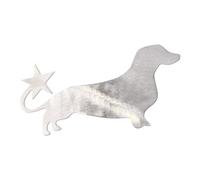 Agwuoetr DecoracióN para áRbol de Navidad para Mascotas, Adorno para áRbol de Navidad con Estrella, Vestido de Evento, Estrella de Perro Salchicha