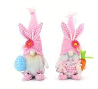 Agwuoetr Decoraciones de Gnomos de Pascua para el Hogar, Gnomo de Peluche, Conejito de Pascua, DecoracióN de Pascua, Regalos para NiñAs