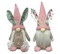 Agwuoetr Decoraciones de Pascua, 2 Piezas de DecoracióN de Gnomos de Pascua, Gnomos de, MuñEco de Peluche de Elfo Tomte Sueco, Adornos de Conejito de Pascua