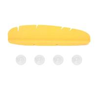 Agwuoetr Deflector con Ventosa para de Cocina, Suministros de Barrera de Agua, Deflector Antisalpicaduras, Antigrasa, Protectores Salpicaduras de Agua,Amarillo