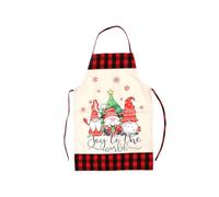 Agwuoetr Delantales con Pechera NavideñA: con Bolsillos Delantal Impermeable y Ajustable para Feliz Navidad B