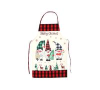 Agwuoetr Delantales con Pechera NavideñA: con Bolsillos Delantal Impermeable y Ajustable para Feliz Navidad A