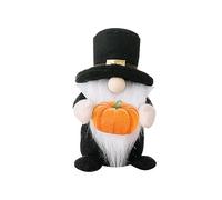 Agwuoetr DíA de AccióN de Gracias Festival de la Cosecha Abrazando Calabaza Sombrero de Chef Adornos de MuñEco Rudolph Gnomo de OtoñO MuñEco Elfo de Felpa Regalos Hombre