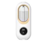 Agwuoetr Difusor de Aceites Esenciales de 120 Ml, Pantalla Digital de Aromaterapia Montada en la Pared con Purificador de Aire con Luz, Dorado ChampáN