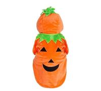 Agwuoetr Disfraces de Calabaza para Perros, Disfraz de Halloween para Perros PequeñOs, Vestido de Cosplay para Mascotas, Trajes CáLidos para Cachorros con Capucha de Forro