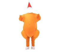 Agwuoetr Disfraz Inflable de Pavo de Marioneta Divertida para Adultos Halloween AccióN de Gracias Pascua Bar Discoteca Cosplay Mascarada
