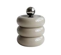 Agwuoetr Dispensador de Soporte Qtip, Dispensador de Hisopo de AlgodóN de Resina, Tarros de Escritorio, Almacenamiento de Recipiente de BañO de Estilo NóRdico B