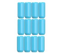 Agwuoetr EláStica para Accesorios de Silicona A Prueba de Fugas, Fundas A Prueba de Fugas Reutilizables para ArtíCulos de Tocador de Viaje, 16 Piezas, Azul