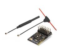 Agwuoetr ELRS 2.4G 7CH Receptor PWM ExpressLRS RX 2400RX Protocolo PWM/CRSF para RC FPV Drone Quadcopter de ala Fija, Recto