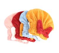 Agwuoetr Envoltura Toalla para el Cabello SúPer Absorbente para Cabello Mojado, Envoltura para Cabeza Qrying con Gorro Ducha con Nudo Lazo, Gorro Toalla para el Cabello Microfibra