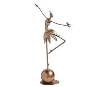 Agwuoetr Escultura de Baile Estatua de Resina Abstracta Movimientos de Baile Elegante Estatuilla Coleccionable Adornos TV B