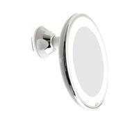 Agwuoetr Espejo de Aumento 10X con Luz Espejo de Maquillaje con Luces Espejo de Maquillaje LED Regulable para BañO Dormitorio, Hotel