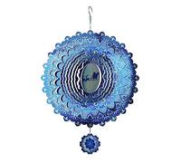 Agwuoetr Espiral Giratoria de Viento 3D para DecoracióN de JardíN y Patio, Carillones de Viento Colgantes Giratorios, DecoracióN para el Hogar al Aire Libre, Adornos NavideñOs