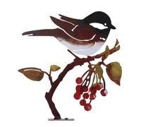 Agwuoetr Estaca para Letrero de Jardín, Estacas Decorativas para Jardín con Pájaros de Metal, Decoraciones para Exteriores de Césped para Patio Delantero, Regalo de Cumpleaños para Mamá,D