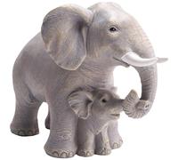 Agwuoetr Estatua de Elefante - DecoracióN de Elefante - Regalos de Elefante para Mujeres - DecoracióN del Hogar Oficina EstanteríA TV Soporte Sala de Estar