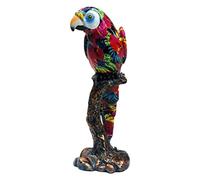 Agwuoetr Estatua de Loro de Resina de Estilo Europeo para Adorno de Mesa, Accesorios, Suministros de Regalo para DecoracióN de Paisaje de Oficina en Casa,A