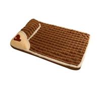 Agwuoetr Estera para Cama para Perros, la Columna Cervical, Casa para Perros Desmontable, Comodidad Interior, Suministros para Mascotas, MarróN, XL