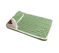 Agwuoetr Estera para Cama para Perros, la Columna Cervical, Casa para Perros Desmontable, Comodidad Interior, Suministros para Mascotas, Verde, M