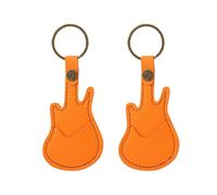 Agwuoetr Estuche de para PúAs de Guitarra, Soportes para PúAs de Guitarra con, Bolsa para PúAs de Guitarra, Regalo, Color Naranja y Amarillo