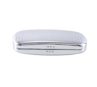 Agwuoetr Estuche para Anteojos, Estuche RíGido de Aluminio para Anteojos Estuche para Anteojos a Rayas Forro Negro