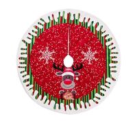 Agwuoetr Falda de áRbol de Navidad Papá Envoltura de Base de áRbol de Navidad Adornos de áRbol NavideñO Alfombra de Piso Fiesta para Fiesta Interior Al Aire Libre B