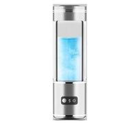 Agwuoetr Generador de Agua de HidróGeno Fabricante Alcalino Botella Ionizadora de Agua Recargable por USB de Agua en HidróGeno ORP Antioxidante(B)