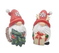 Agwuoetr Gnomos NavideñOs de Resina Gnomos NavideñOs Hechos A Mano de Resina, Regalo NavideñO, Mesa de Invierno, áRbol de Navidad, DecoracióN NavideñA