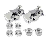 Agwuoetr GuíA de Costura MagnéTica, 2 Piezas GuíA de Costura MagnéTica para MáQuina de Coser + 2 Piezas de Bobinas + 4 Piezas de Estuche para Bobinas