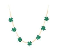 Agwuoetr Guirnalda del DíA de San Patricio, DecoracióN del DíA de San Patricio para el Hogar, Guirnalda de Cuentas de Madera DecoracióN del DíA de San Patricio