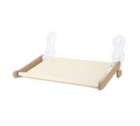 Agwuoetr Hamaca para Gatos Percha Ventana Cama Plegable Alféizar de la Ventana Asiento Tumbona Inalámbrica Estantes para Gatitos con Ventosas Resistentes,A