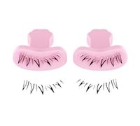 Agwuoetr Herramienta Sellos PestañAs para Mujer, Herramienta Maquillaje Ojos, Extensiones PestañAs Inferiores DIY, Apariencia Natural para Maquillaje, PestañAs Postizas para Principiantes