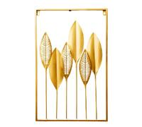 Agwuoetr Hoja de Metal NóRdico, Colgante de Pared de Hierro, Planta, Colgante de Pared, Mural, Dormitorio, Sala de Estar, DecoracióN del Hogar, DecoracióN de Pared de Hoja Verde