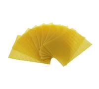 Agwuoetr Hojas de de Abejas Hojas de de Abejas Naturales Hojas de de Abejas en Forma de Panal para Equipos de Apicultura (13,3 X 9 Cm) 10 Piezas