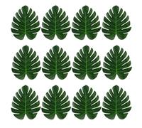 Agwuoetr Hojas de Palmeras Tropicales Artificiales DecoracióN de Fiesta en la Jungla Animal Verano Boda Hawaiana DecoracióN de Mesa para el Hogar L