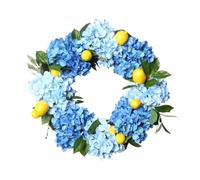 Agwuoetr Hortensia de LimóN DecoracióN de Puerta DecoracióN de Pared de SalóN DecoracióN del Hogar Colgante