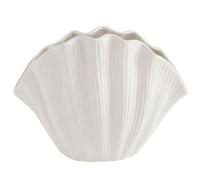 Agwuoetr JarróN de CeráMica con Forma de Concha de Estilo NóRdico, DecoracióN del Hogar, Soporte para Plantas de Flores Artificiales, Vajilla, Arreglo Floral A