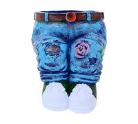 Agwuoetr Jeans Maceta Decorativa Maceta Maceta DecoracióN de Mesa Estatua Maceta Maceta PequeñA Maceta B