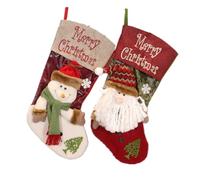 Agwuoetr Juego de 2 NavideñOs, NavideñOs para DecoracióN de áRboles, Bolsa de Regalo de Personalizada para Adolescentes, Bolsa de Dulces