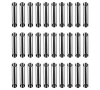 Agwuoetr Juego de 30 Formas de Tubos de Cannoli de Acero Inoxidable Antiadherentes, Moldes de PasteleríA Danesa para Rollo de Crema de Concha