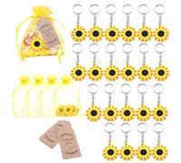 Agwuoetr Juego de Recuerdos de Fiesta con Tema de Girasol con de Girasol de 30 Piezas