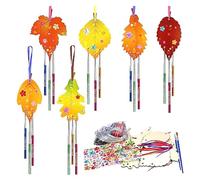 Agwuoetr Juego Manualidades Juguete con CarillóN Viento, Juguete Estilo Hoja Arce para NiñOs, CarillóN Viento DIY, Juguete Artesanal, DecoracióN OtoñO, Regalo, Juego CumpleañOs